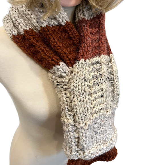 Handmade Knit Headband and Scarf - Picture 4 of 9